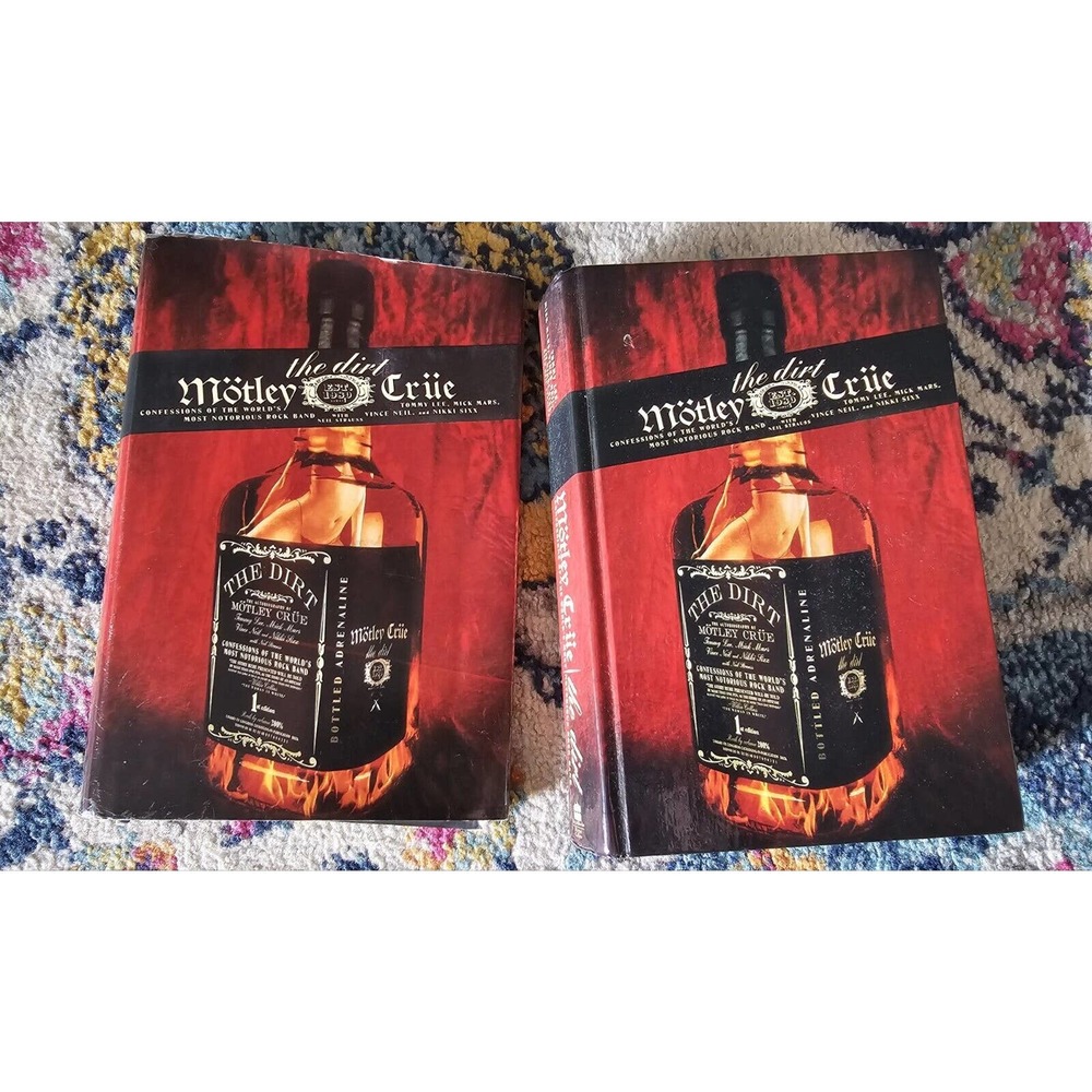 The Dirt Mötley Crüe 1st Edition Hardcover 2001 Harper Collins w/ Dust Jacket